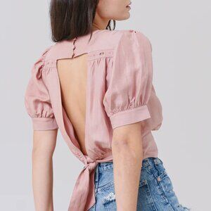 ba&sh  Bacary Eyelet Embroidered Top